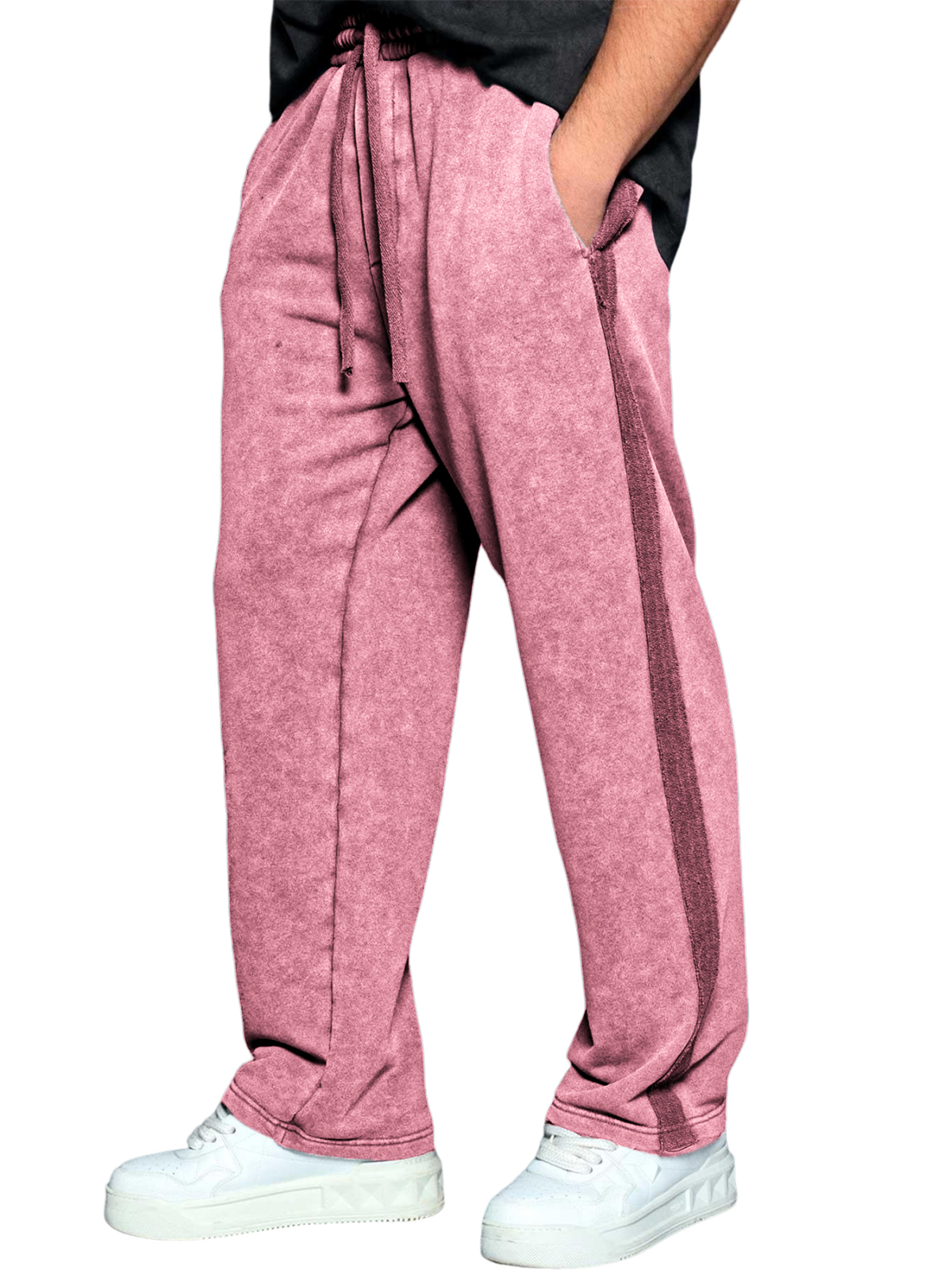 Men's Heavyweight Stylish Vintage Loose Drawstring Sweatpants