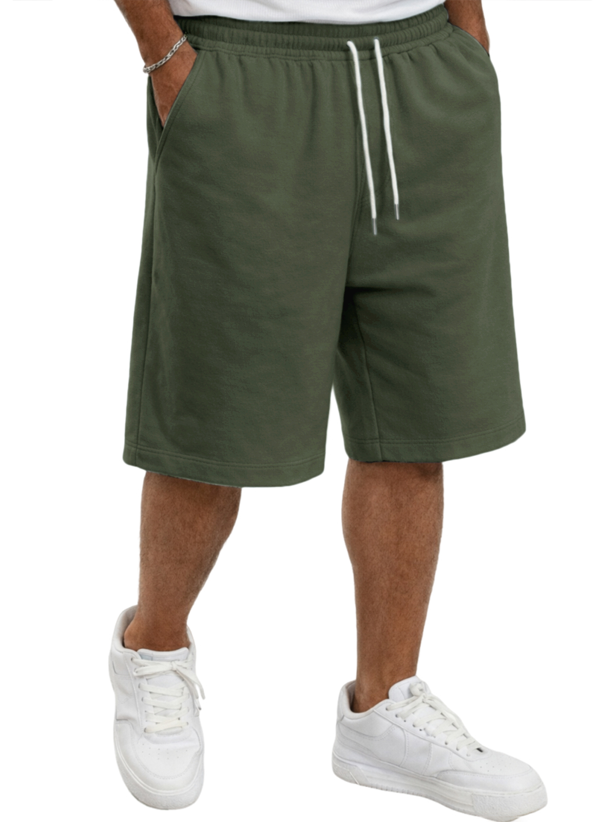 Breathable Fleece Shorts for Men