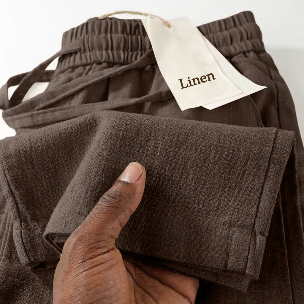 Men's Retro Old Money Style Linen Casual Pants