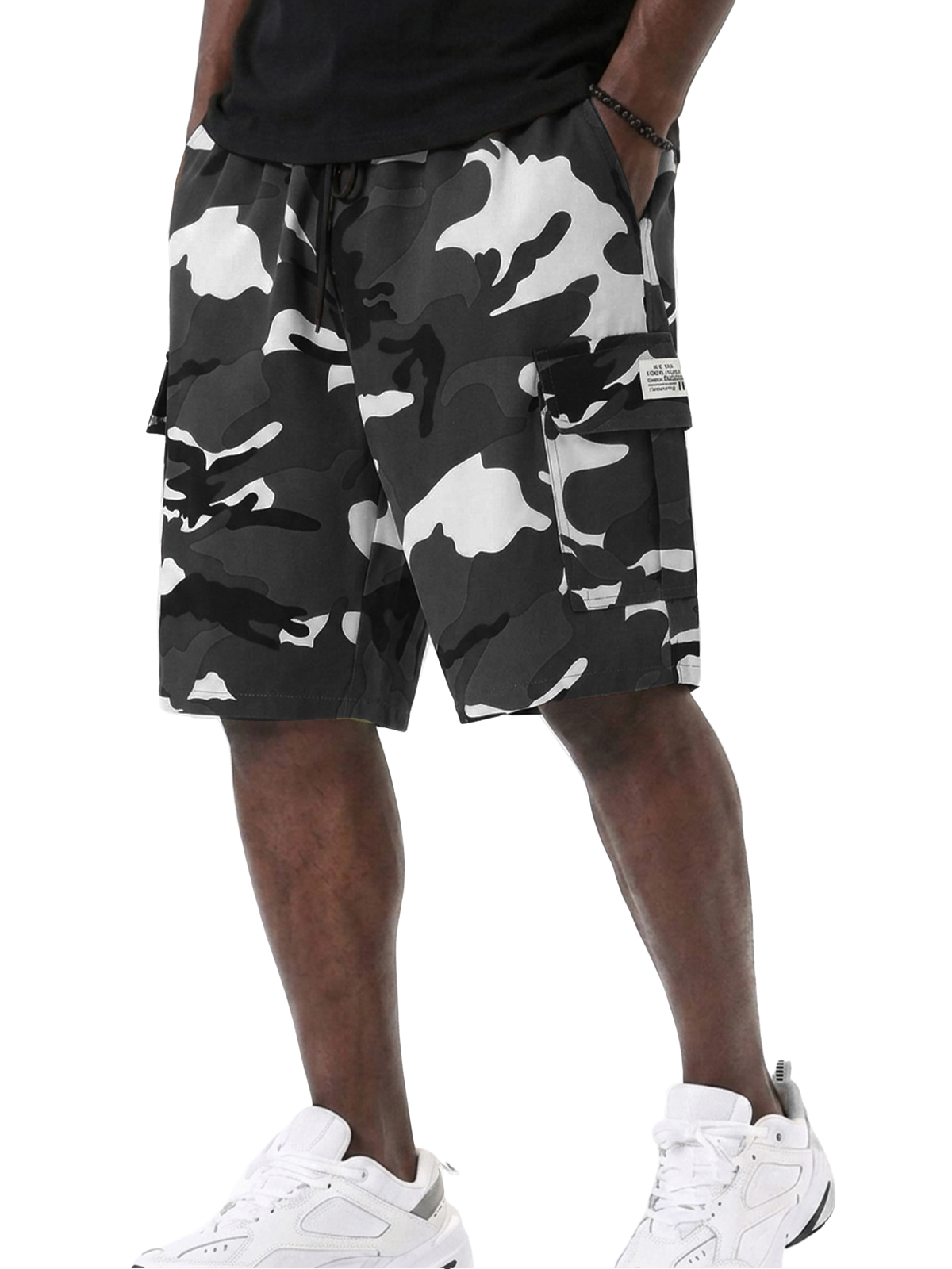 Basic Multi-Pocket Cargo Shorts