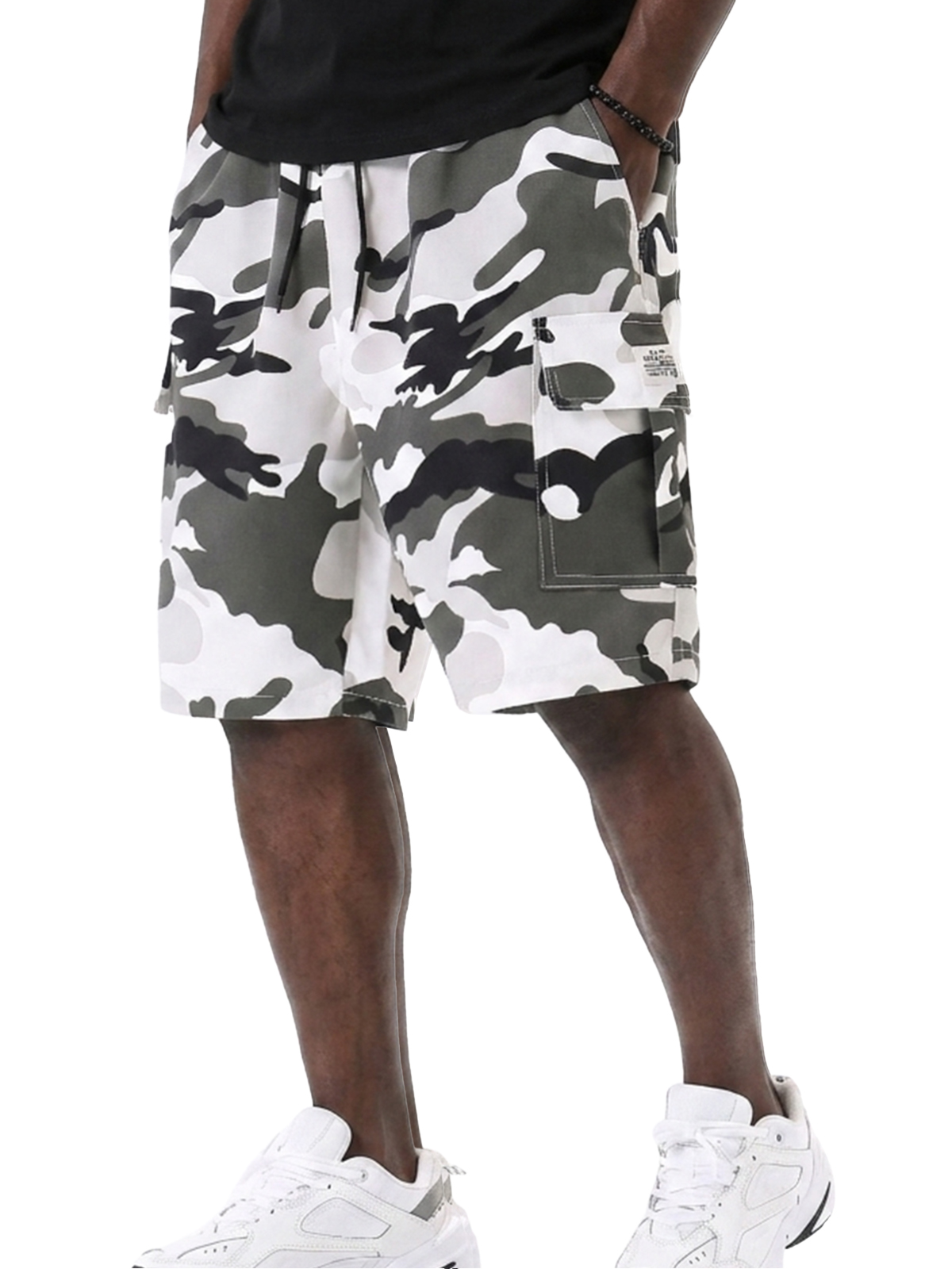 Basic Multi-Pocket Cargo Shorts