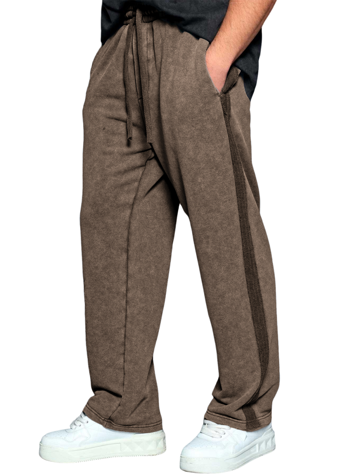 Men's Heavyweight Stylish Vintage Loose Drawstring Sweatpants