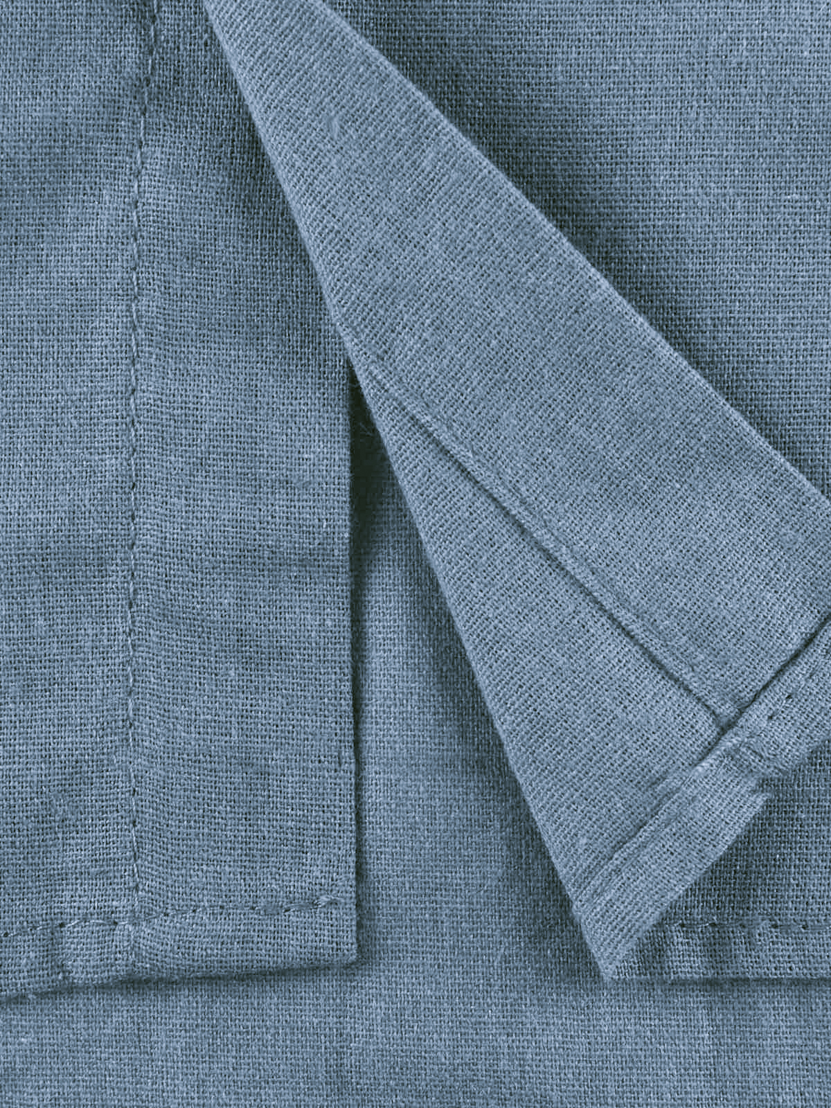 Men's Basic Cotton and Linen Long Sleeve Lapel Loose Button-down Cardigan Shirt