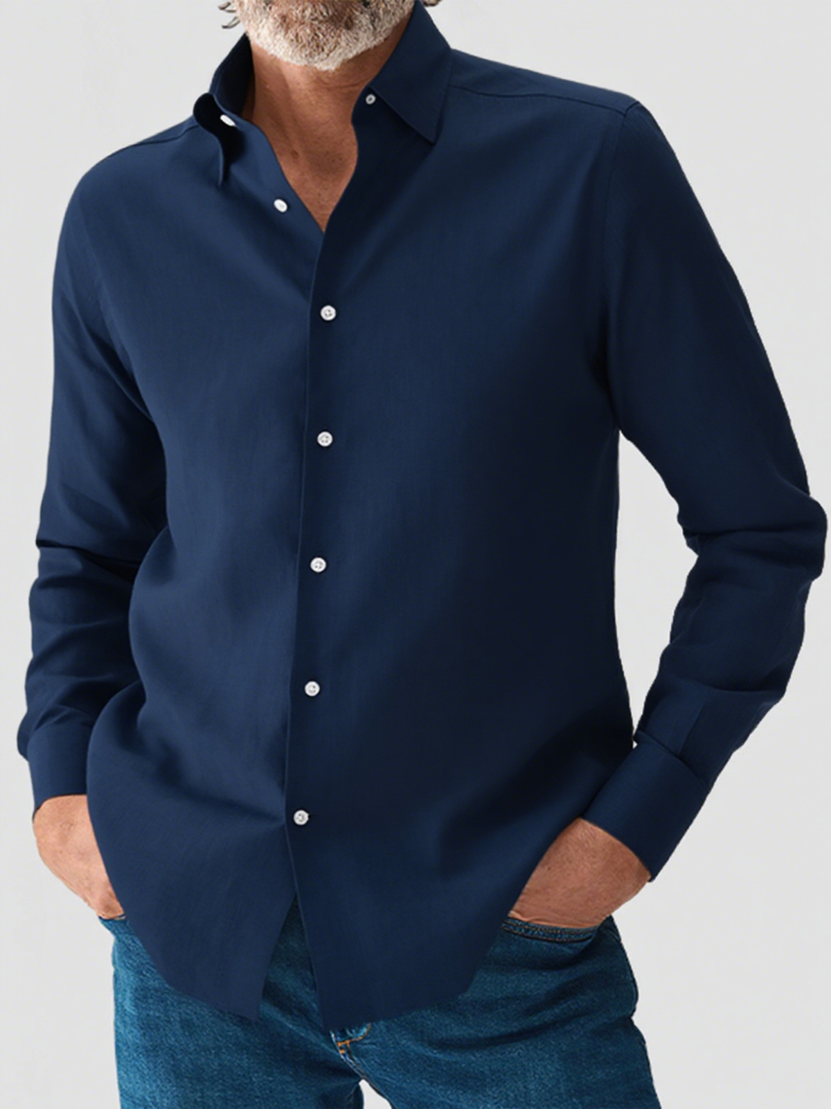 Men's Cotton and Linen Casual Shirts