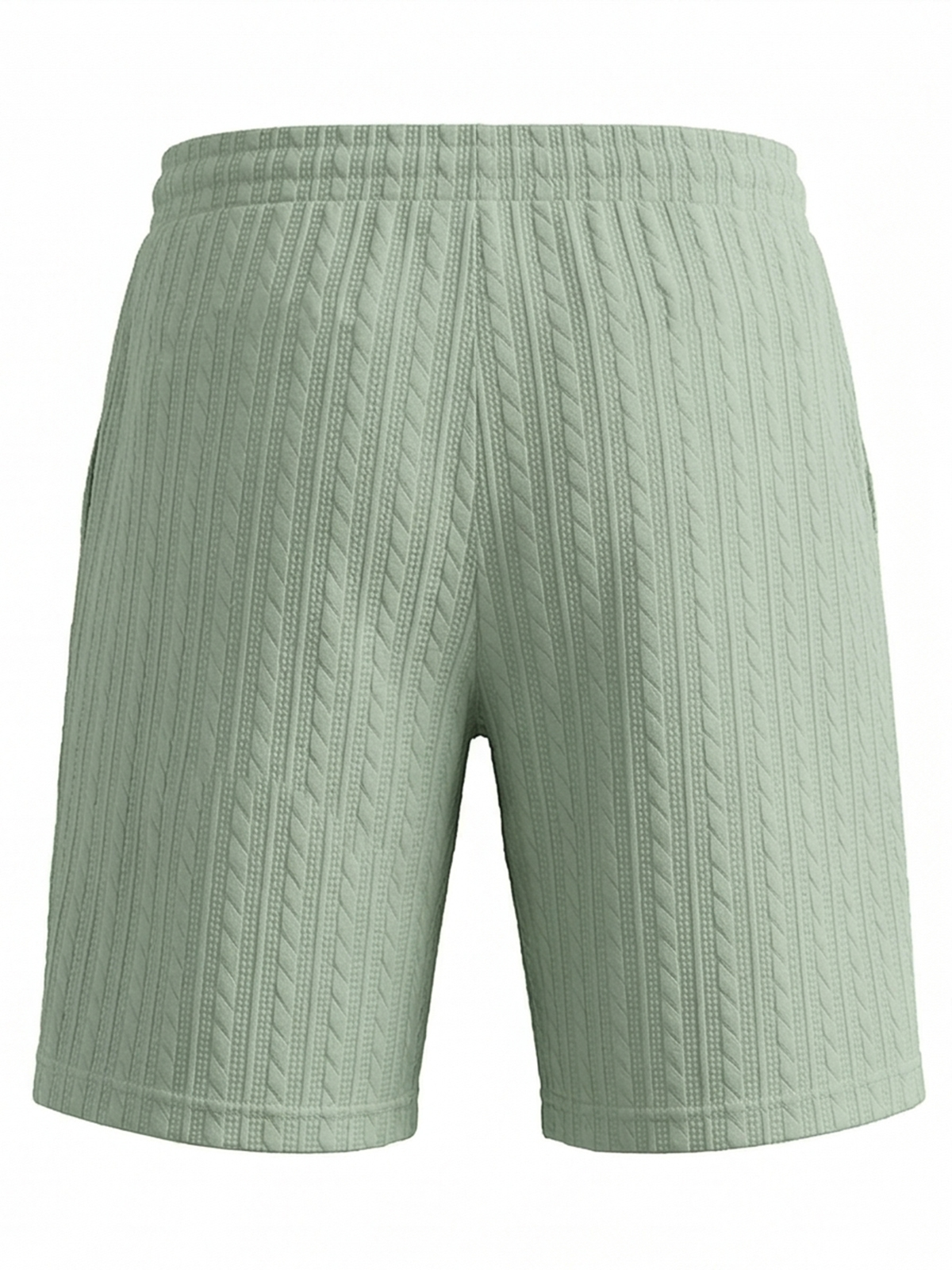 Men's Simple Striped Jacquard Fashion Casual Shorts