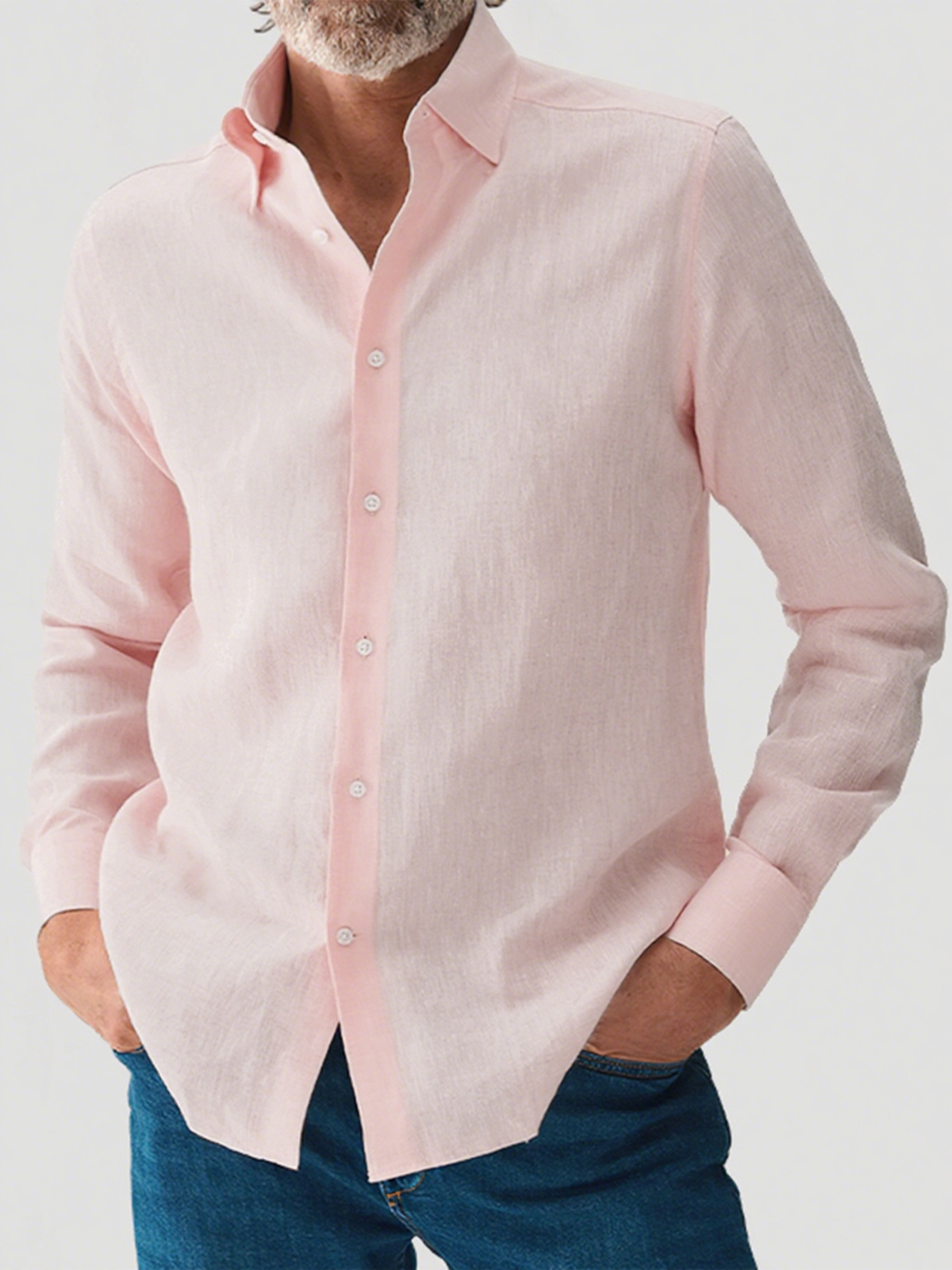 Men's Cotton and Linen Casual Shirts
