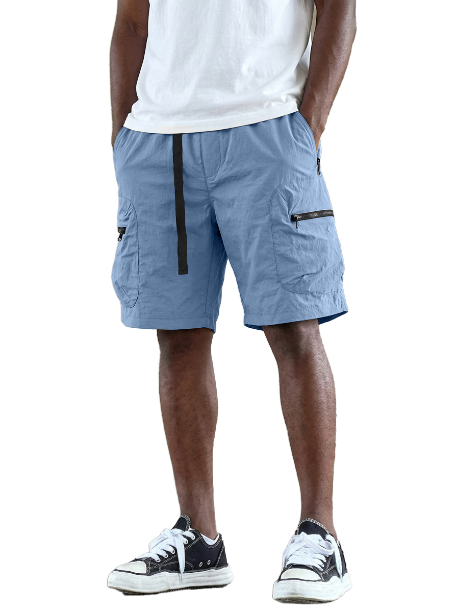 Men's Outdoor Hiking Casual Multi-Pocket Zipper Shorts