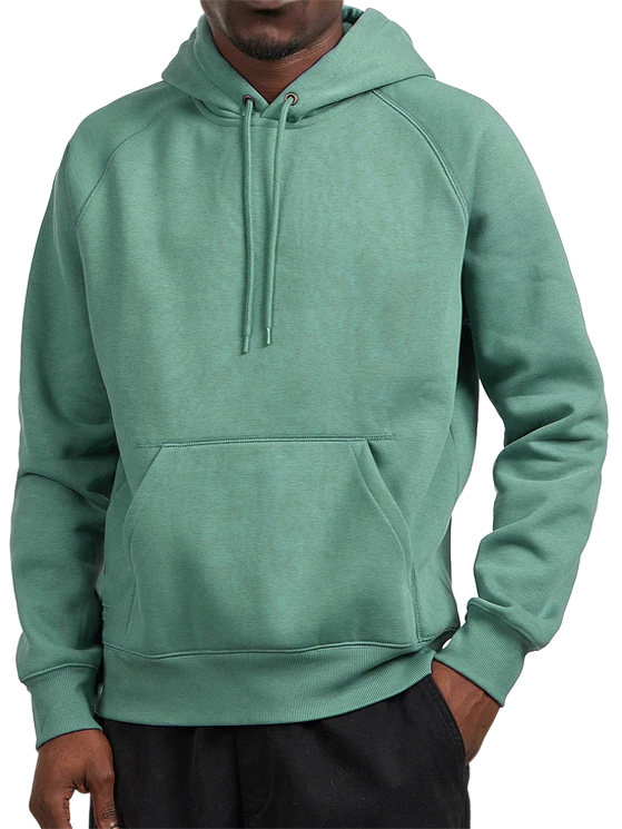 Men's Casual Everyday Pocket Raglan Sleeve Hooded Sweatshirt