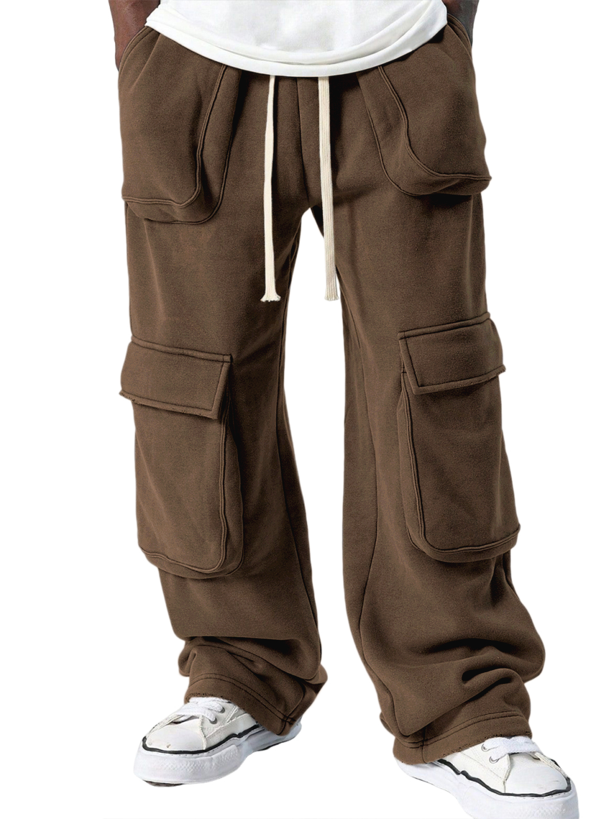 Men's Multi-pocket Casual Versatile Loose Sweatpants