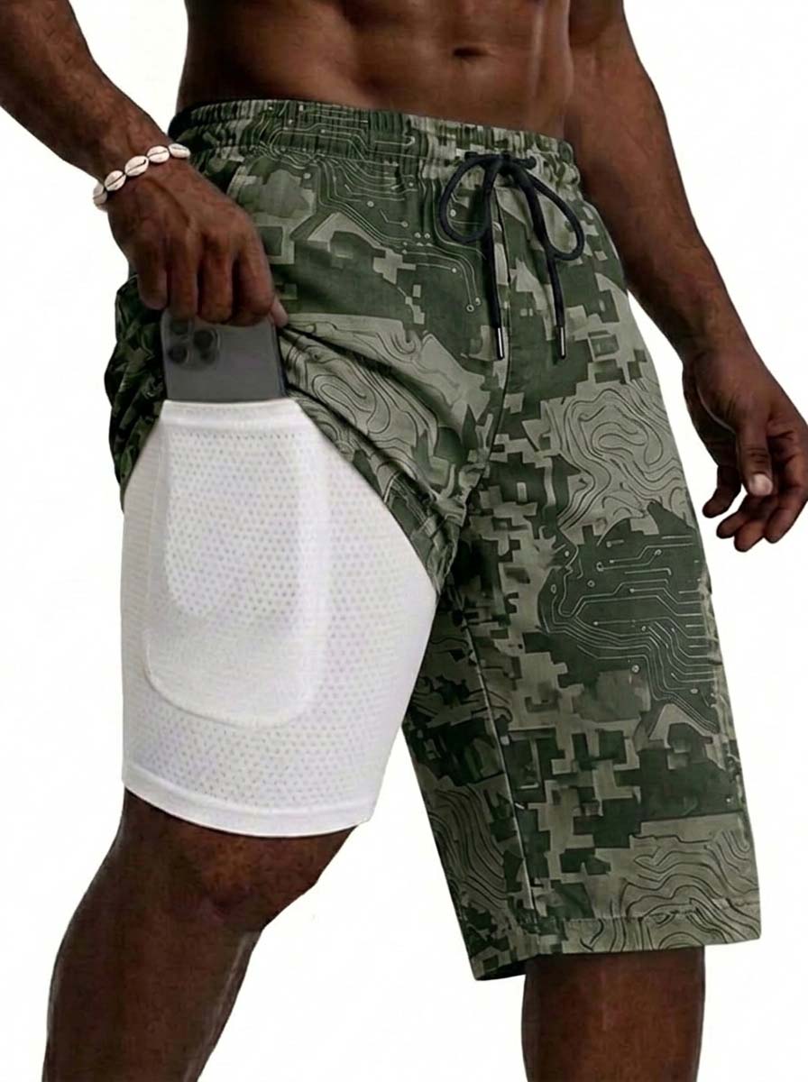 Quick-Drying Shorts with Lined Pockets