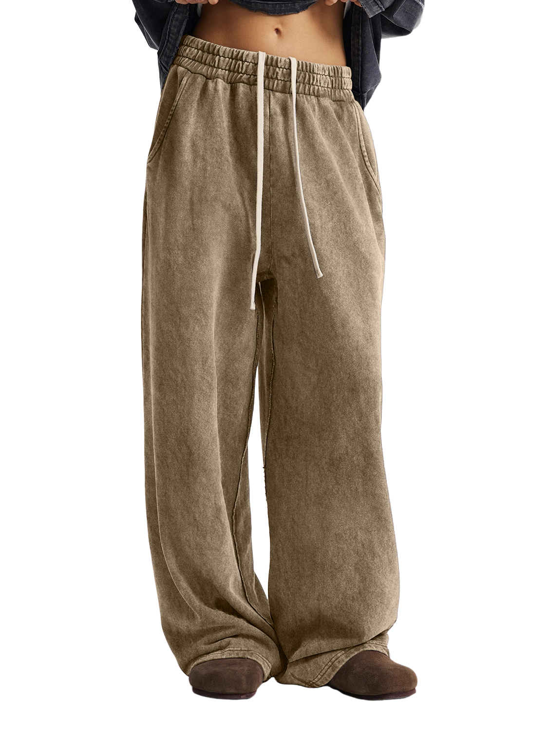 Men's Retro Casual Fashion Washed Distressed Casual Trousers