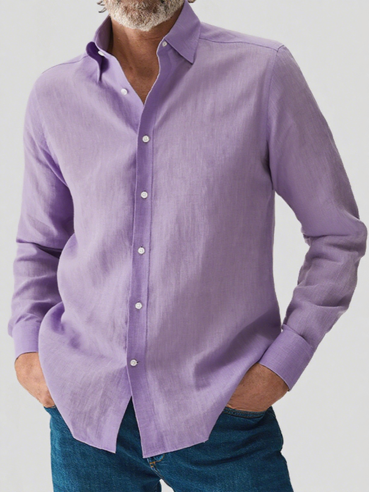 Men's Cotton and Linen Casual Shirts