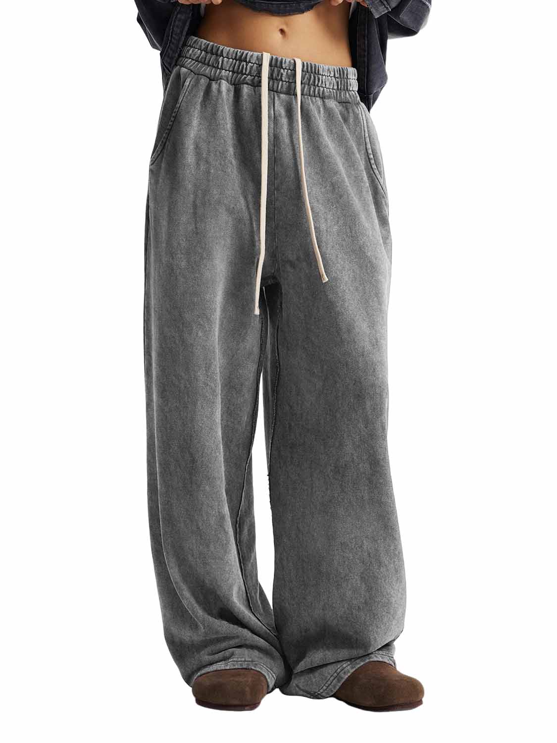 Men's Retro Casual Fashion Washed Distressed Casual Trousers