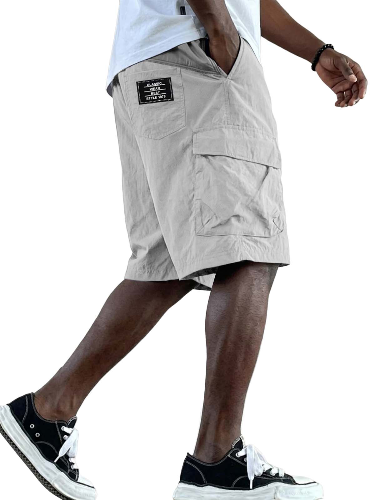 Outdoor Functional Quick-Drying Color-Block Shorts