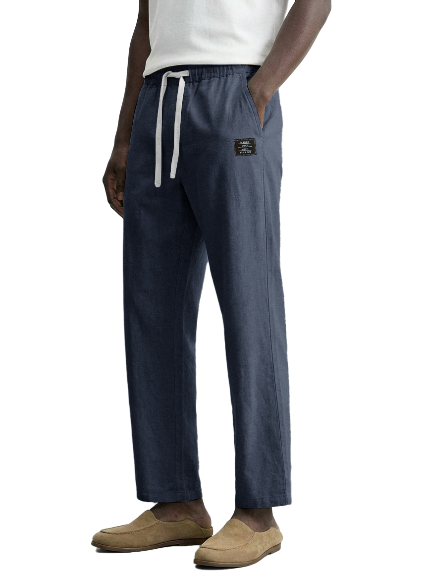 Men's Casual Cotton And Linen Pants