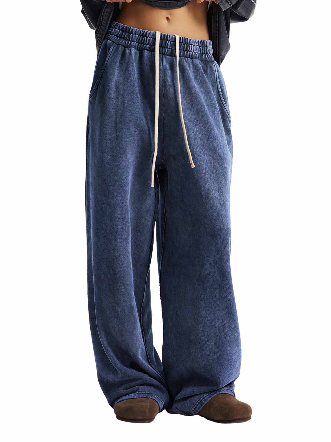 Men's Retro Casual Fashion Washed Distressed Casual Trousers