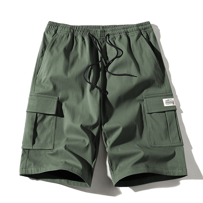 Basic Multi-Pocket Cargo Shorts