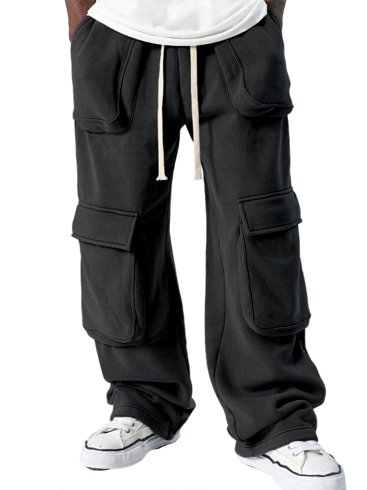 Men's Multi-pocket Casual Versatile Loose Sweatpants