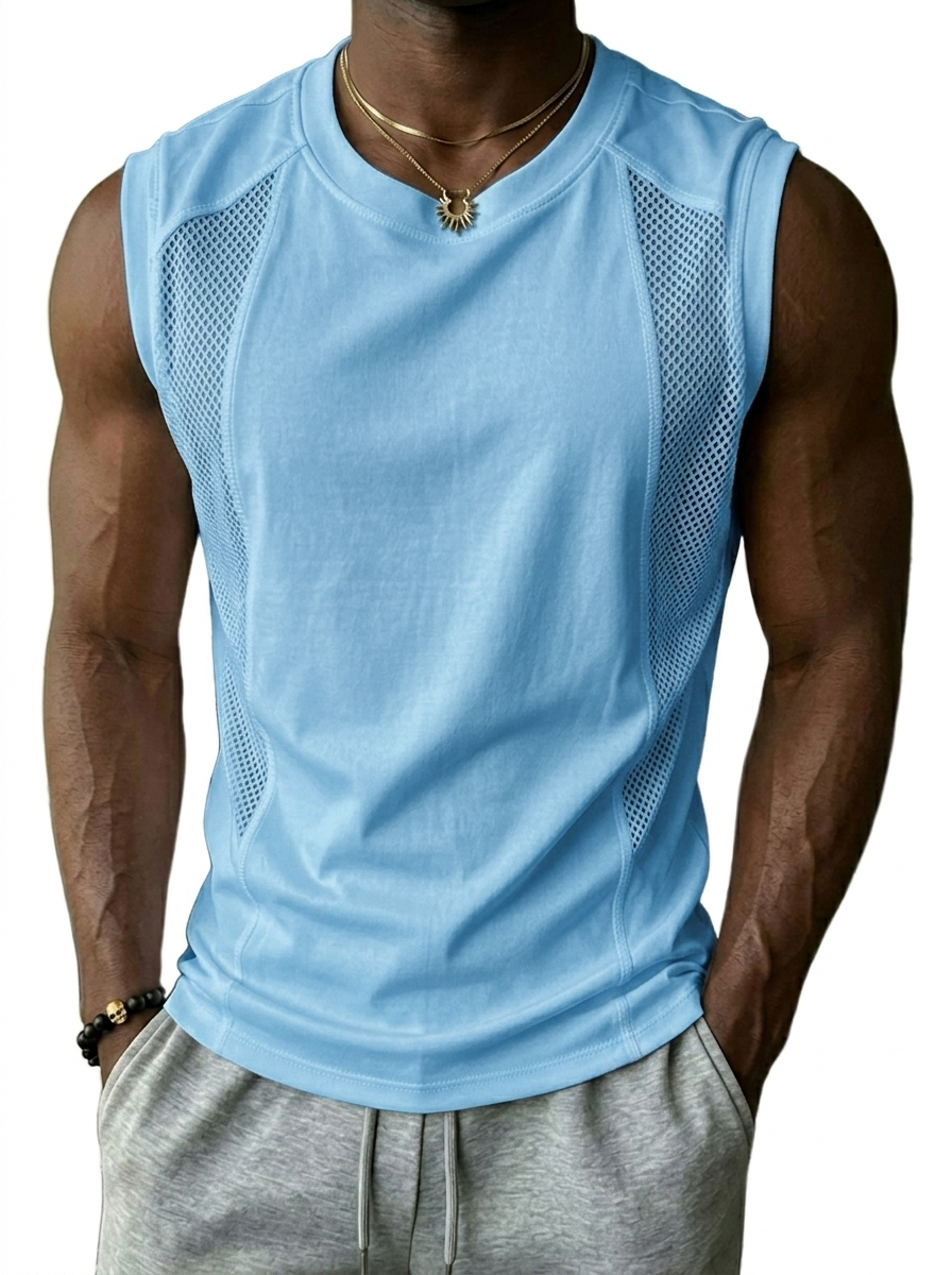 Athletic Breathable Sleeveless T-Shirt