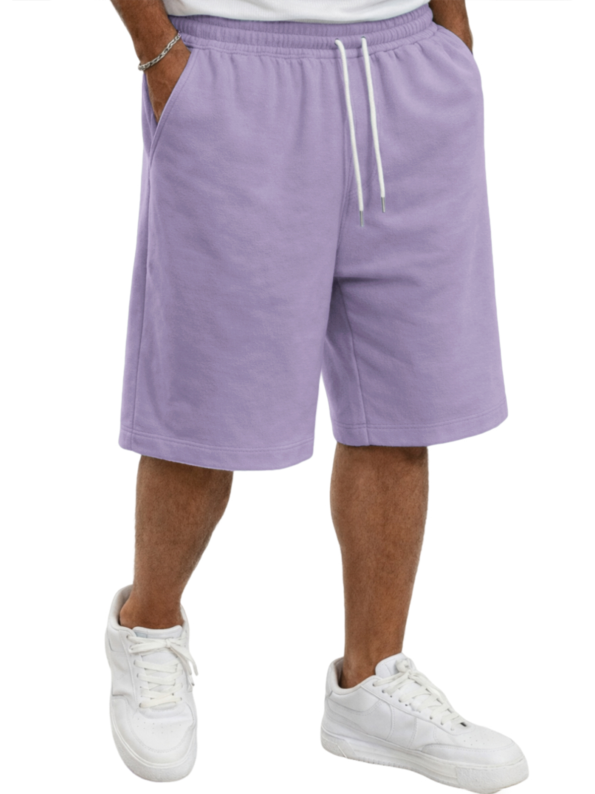 Breathable Fleece Shorts for Men