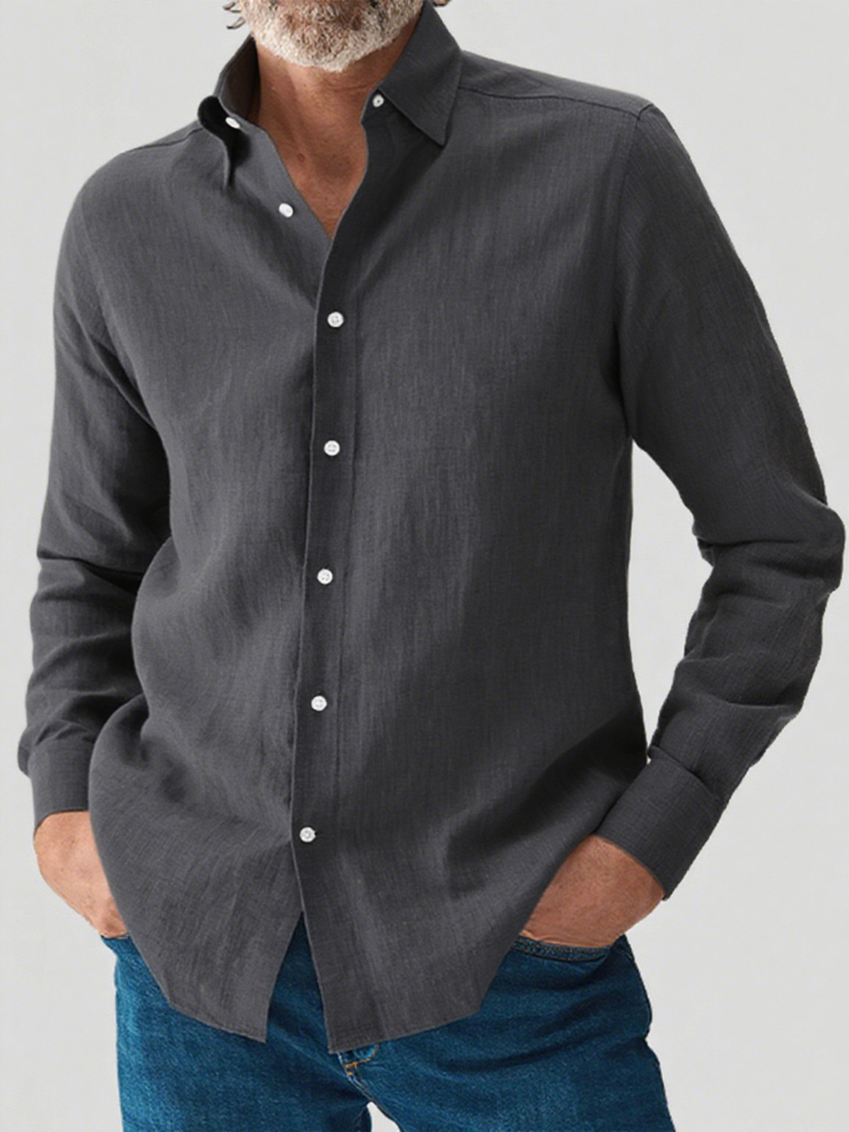 Men's Cotton and Linen Casual Shirts