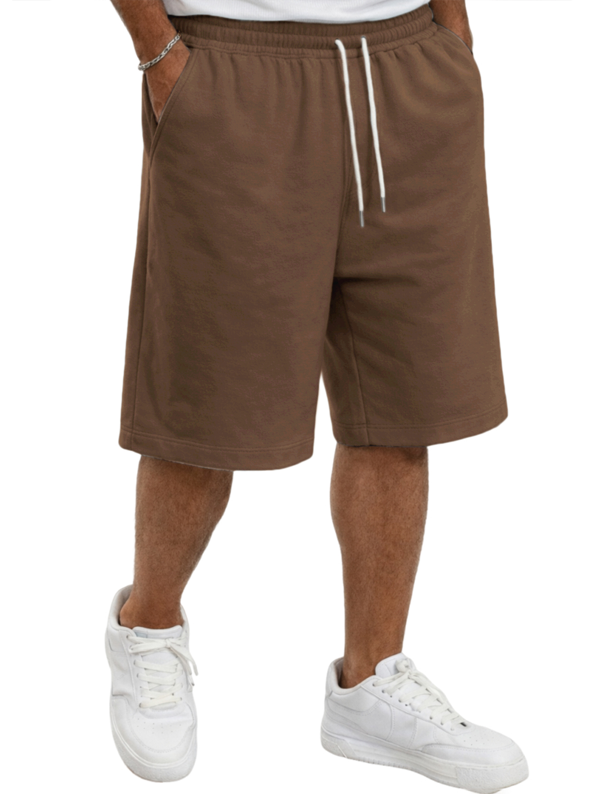 Breathable Fleece Shorts for Men