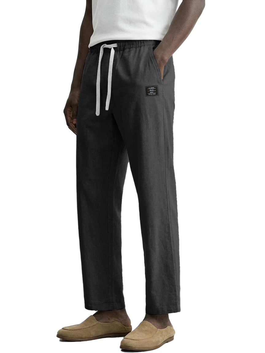 Men's Casual Cotton And Linen Pants