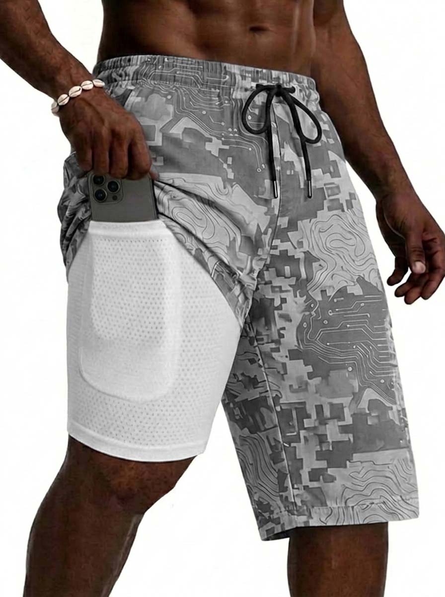 Quick-Drying Shorts with Lined Pockets