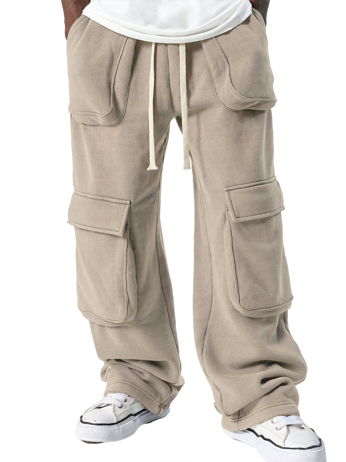 Men's Multi-pocket Casual Versatile Loose Sweatpants