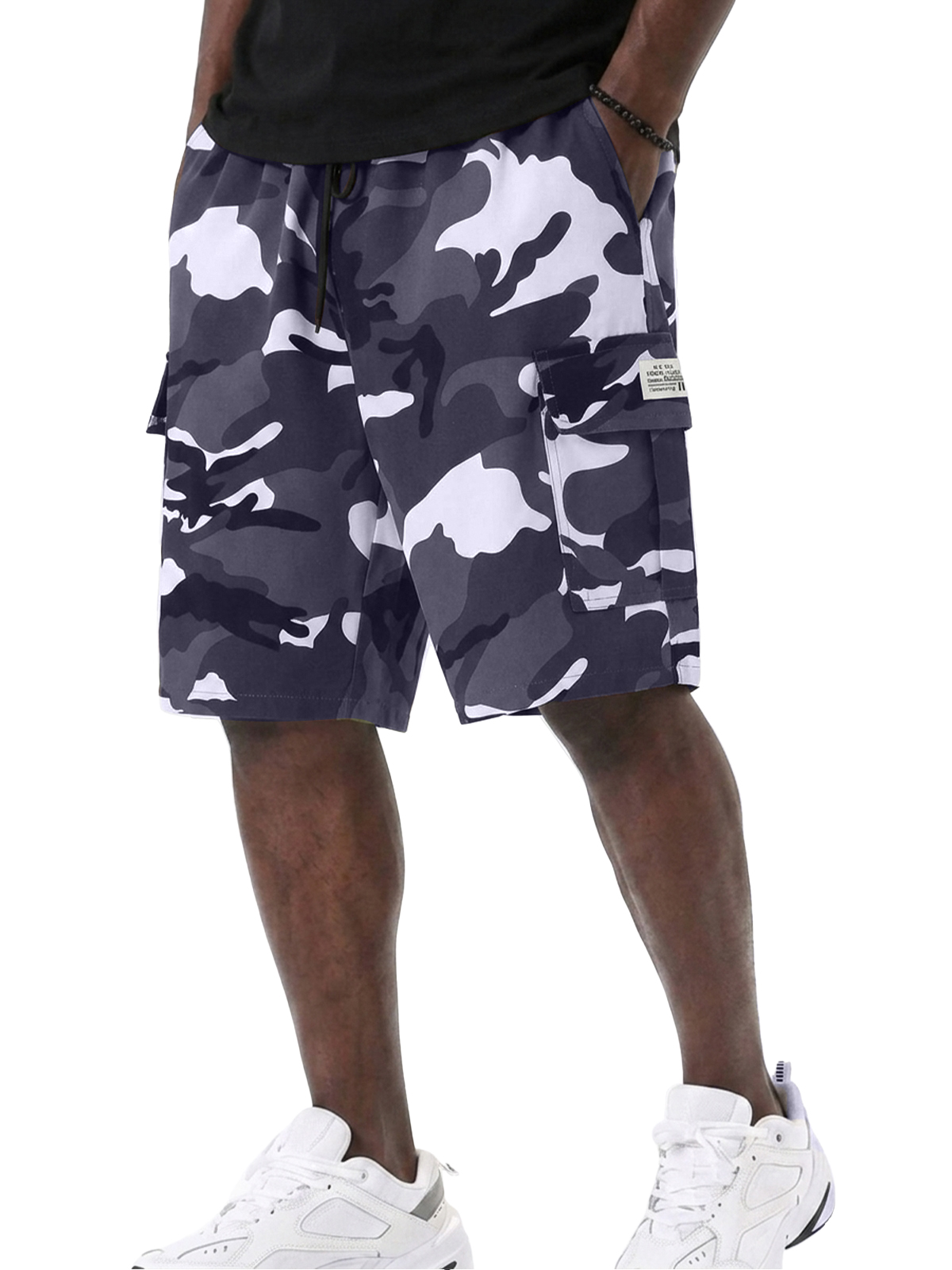 Basic Multi-Pocket Cargo Shorts