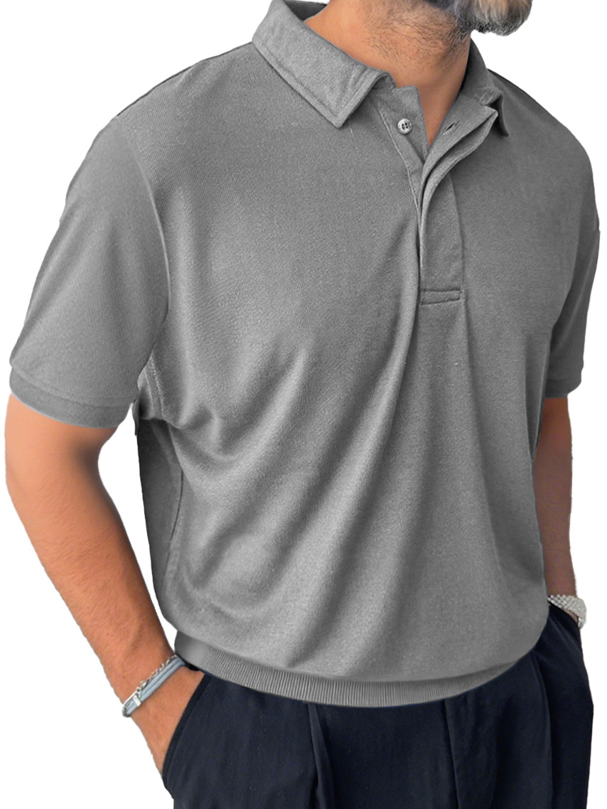 Men's Casual Everyday Lapel Short-sleeved Polo Shirt