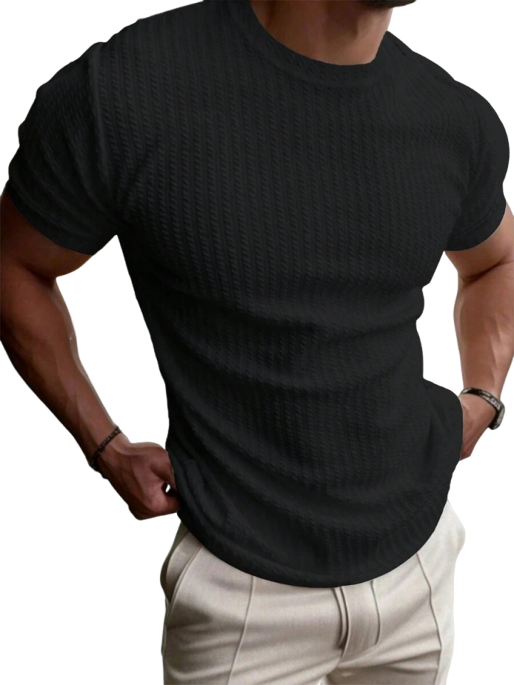 Men's Fashion Retro Short Sleeve Pit T-Shirt