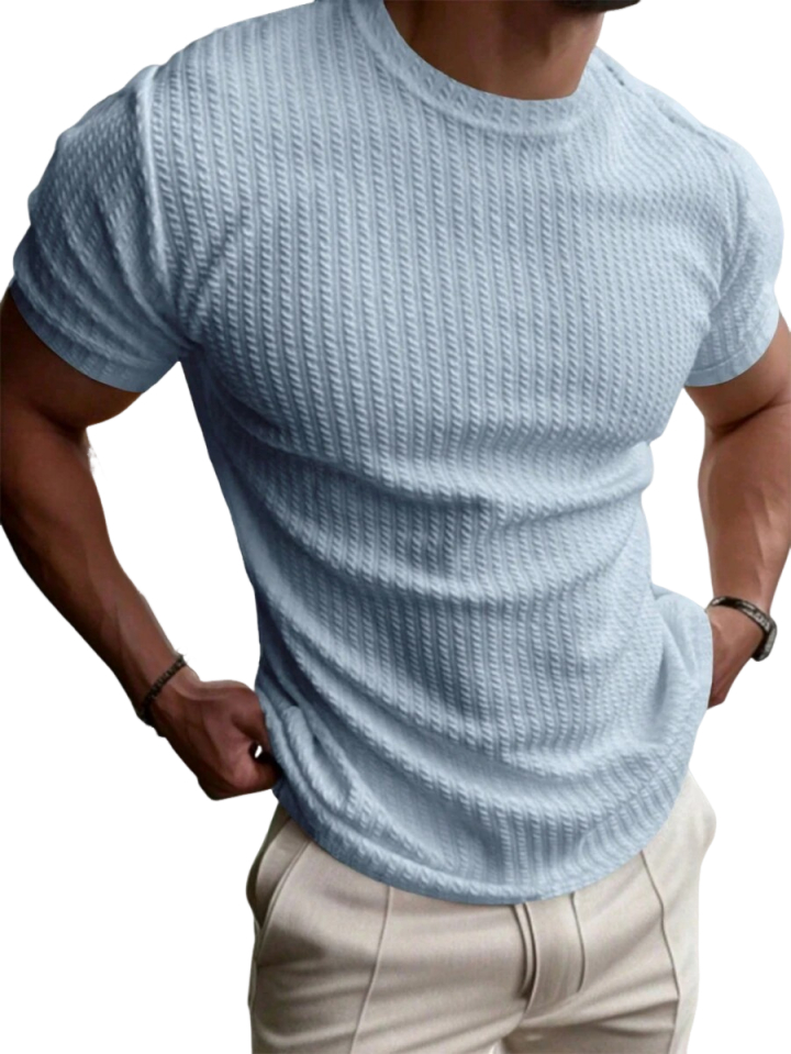 Men's Fashion Retro Short Sleeve Pit T-Shirt
