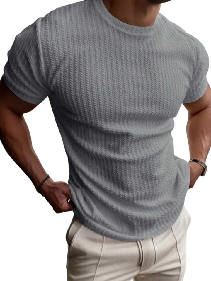 Men's Fashion Retro Short Sleeve Pit T-Shirt