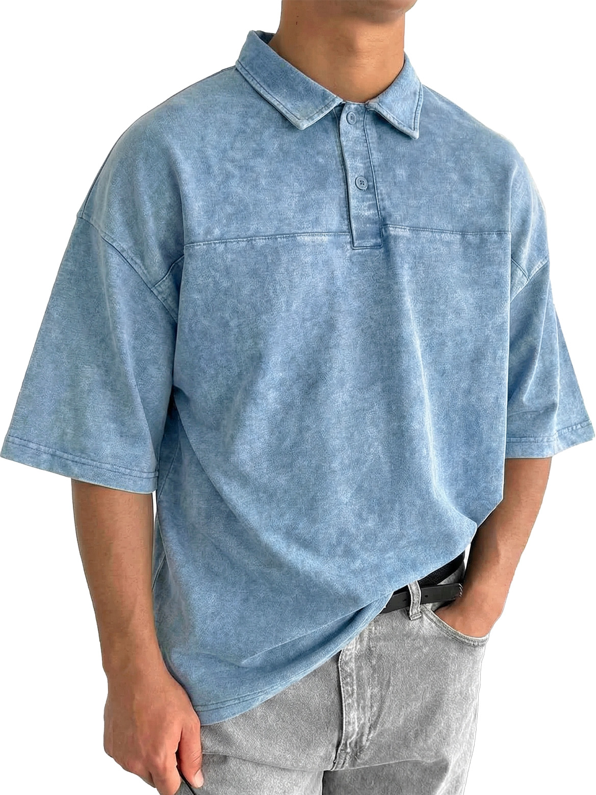 Men's Retro Fashion Collared Short-Sleeve Polo Shirt