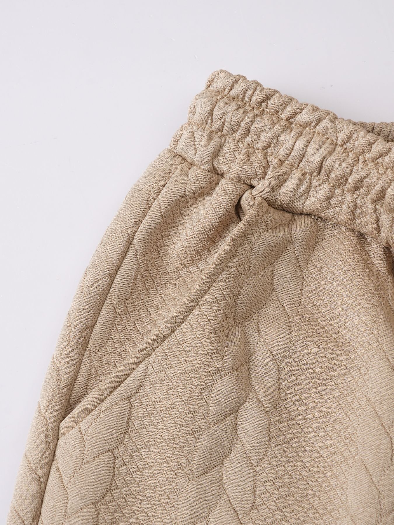 Men's Casual Summer Jacquard Drawstring Loose Shorts With Pockets
