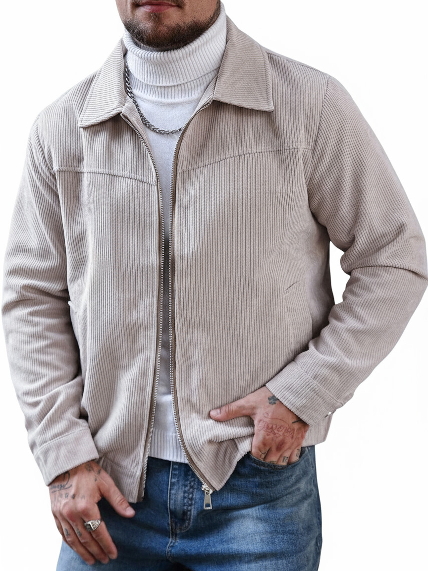 Men's Stylish Retro Corduroy Casual Jacket