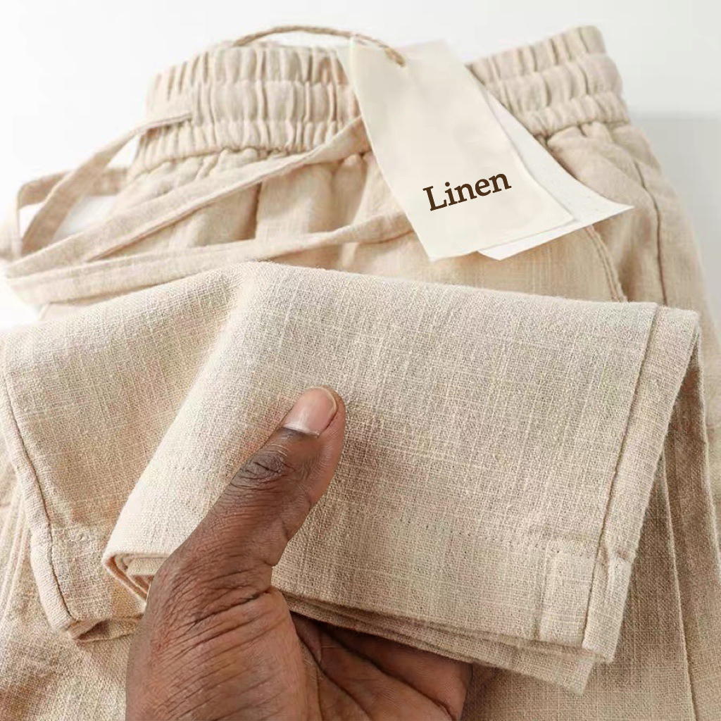 Men's Retro Old Money Style Linen Casual Pants