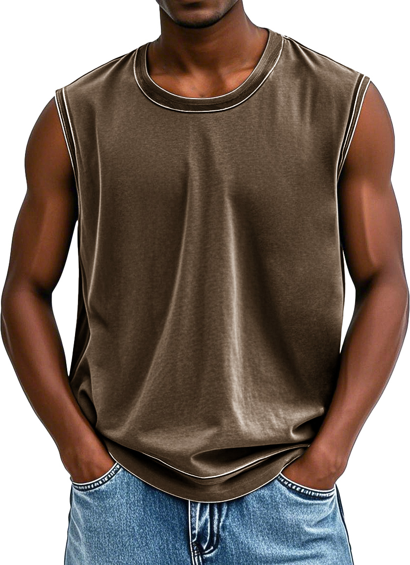 Men's Fashion Retro Distressed Sleeveless Vest