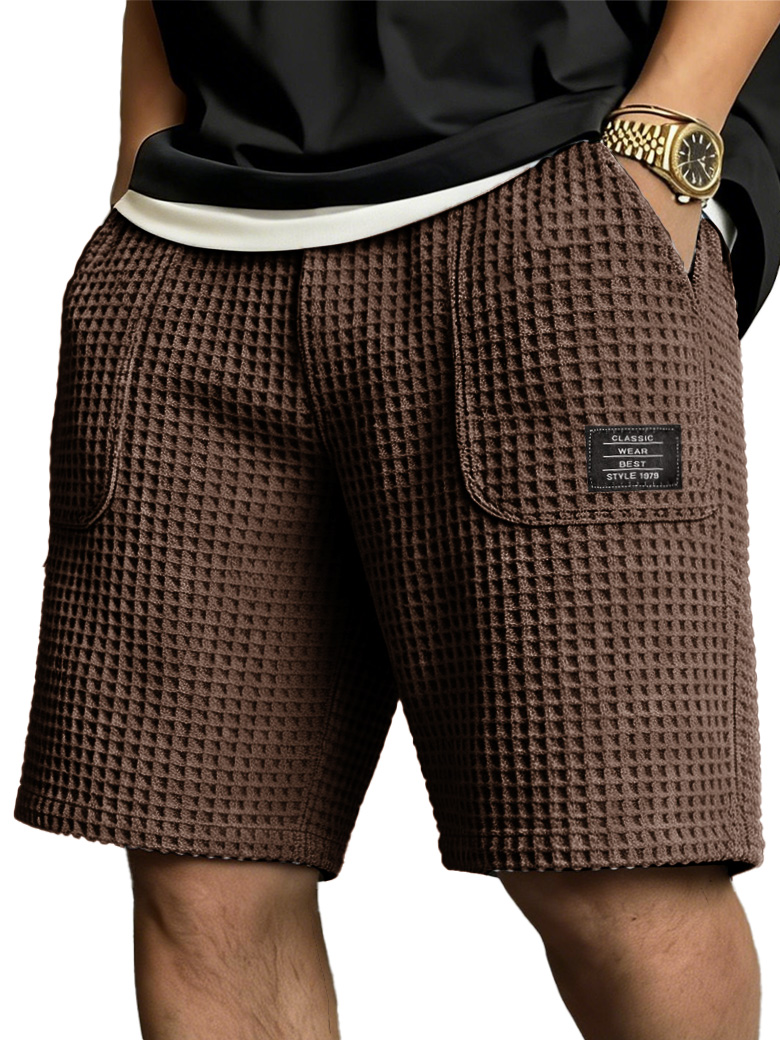 Men's Fashion Retro Loose Pocket Shorts