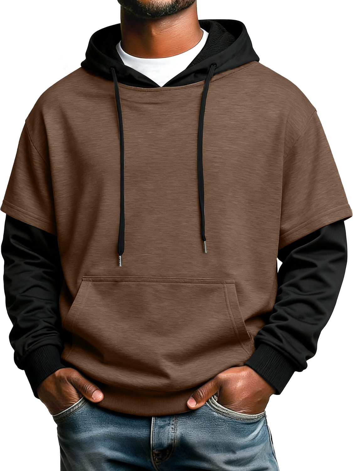 Men's Two-piece Casual Hooded Sweatshirt
