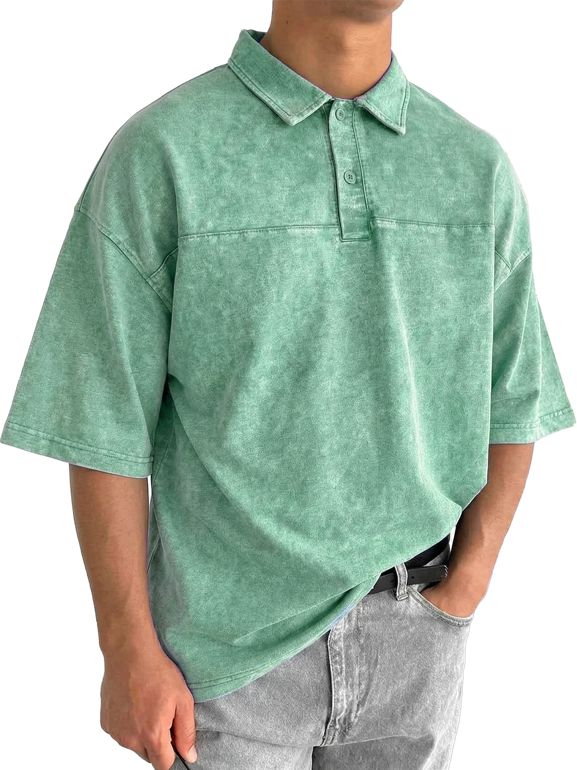Men's Retro Fashion Collared Short-Sleeve Polo Shirt