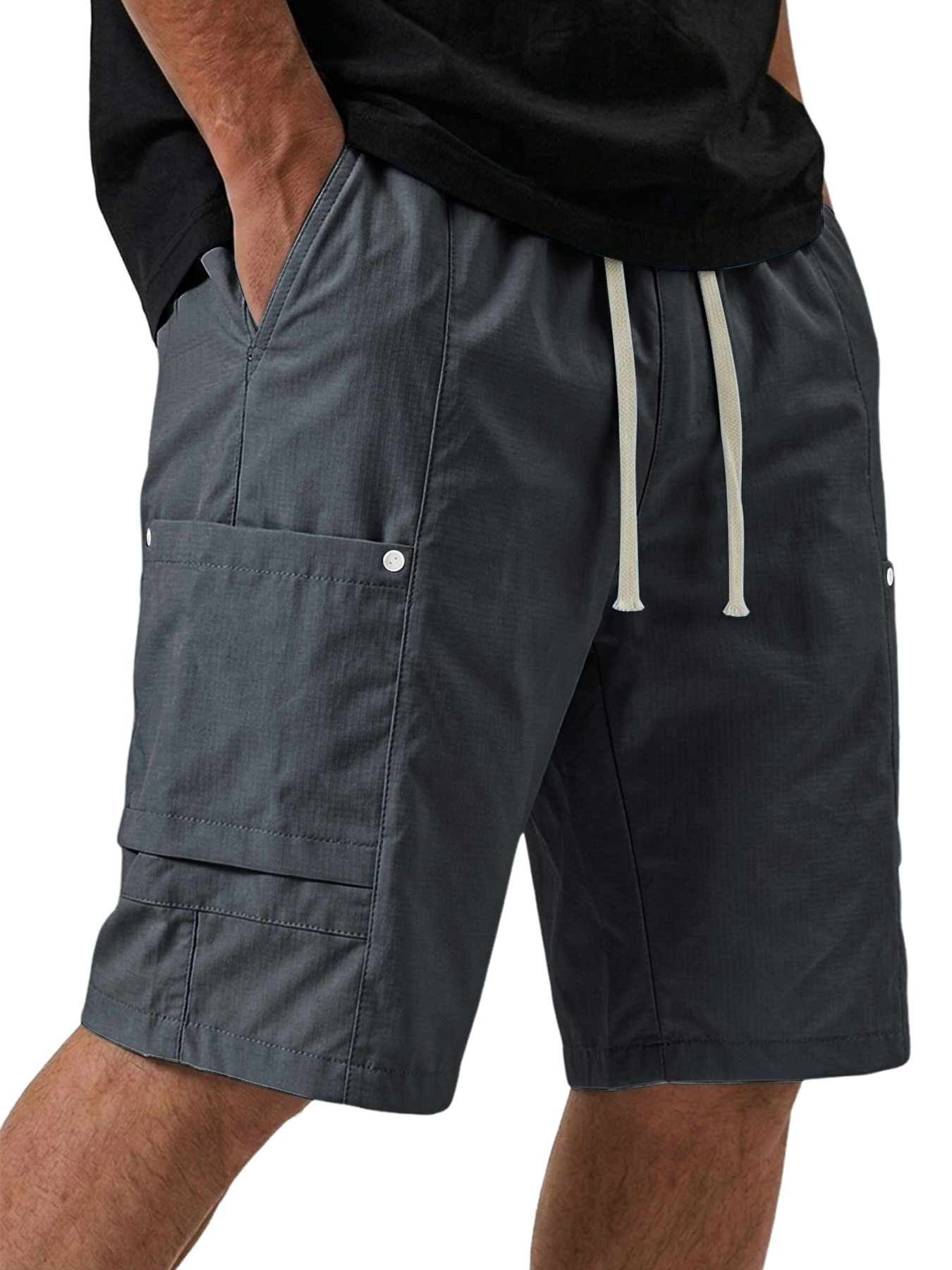 Men's Casual Breathable Multi-pocket Loose Cargo Shorts