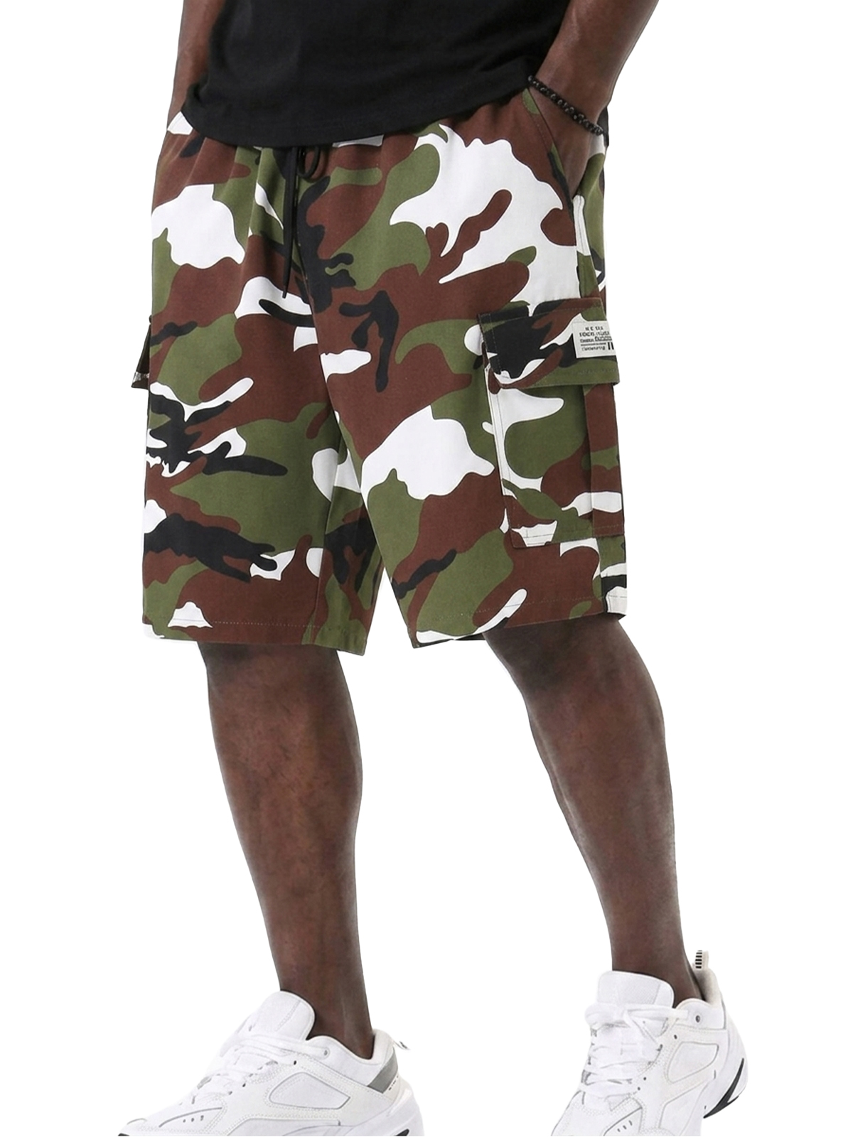 Basic Multi-Pocket Cargo Shorts