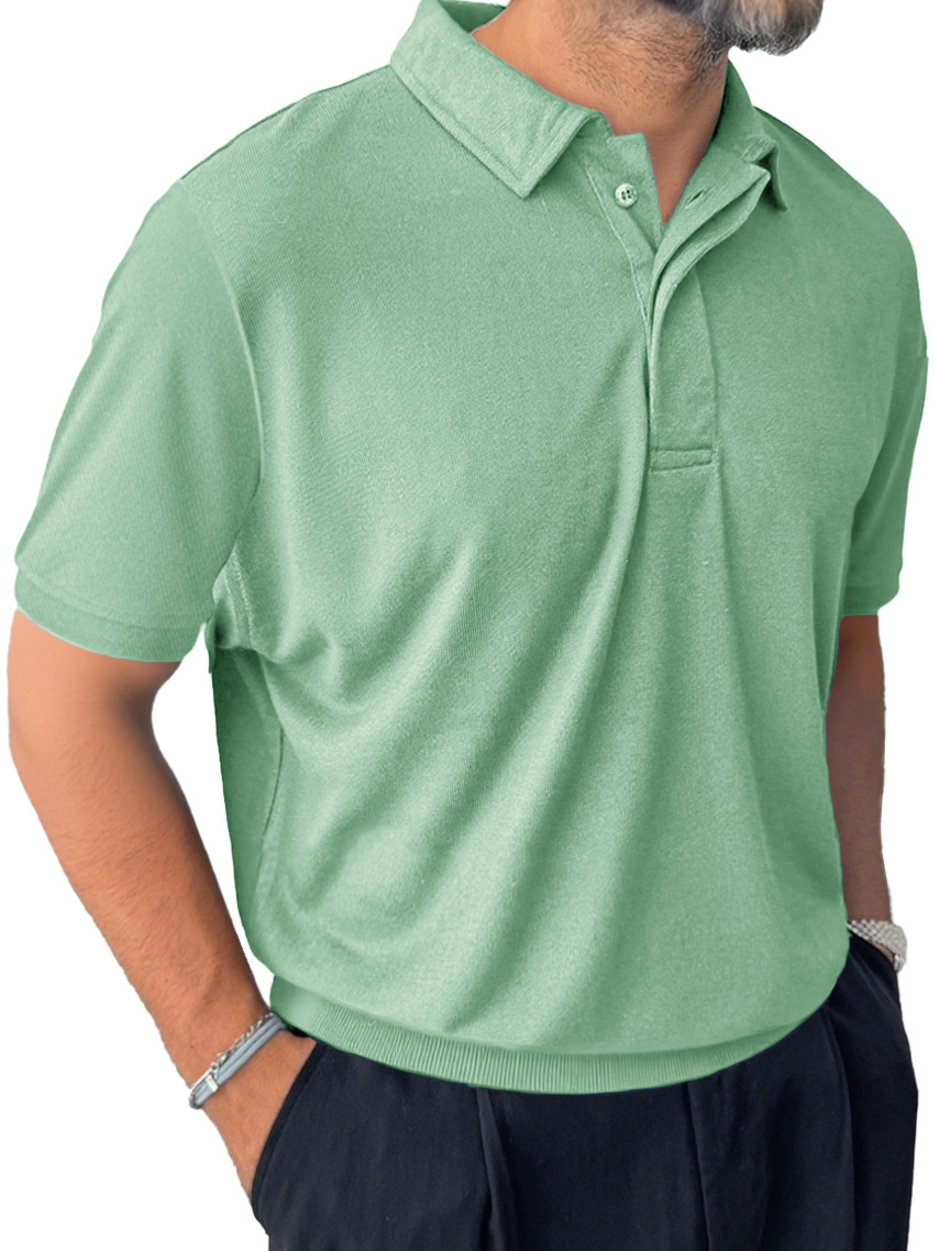 Men's Casual Everyday Lapel Short-sleeved Polo Shirt