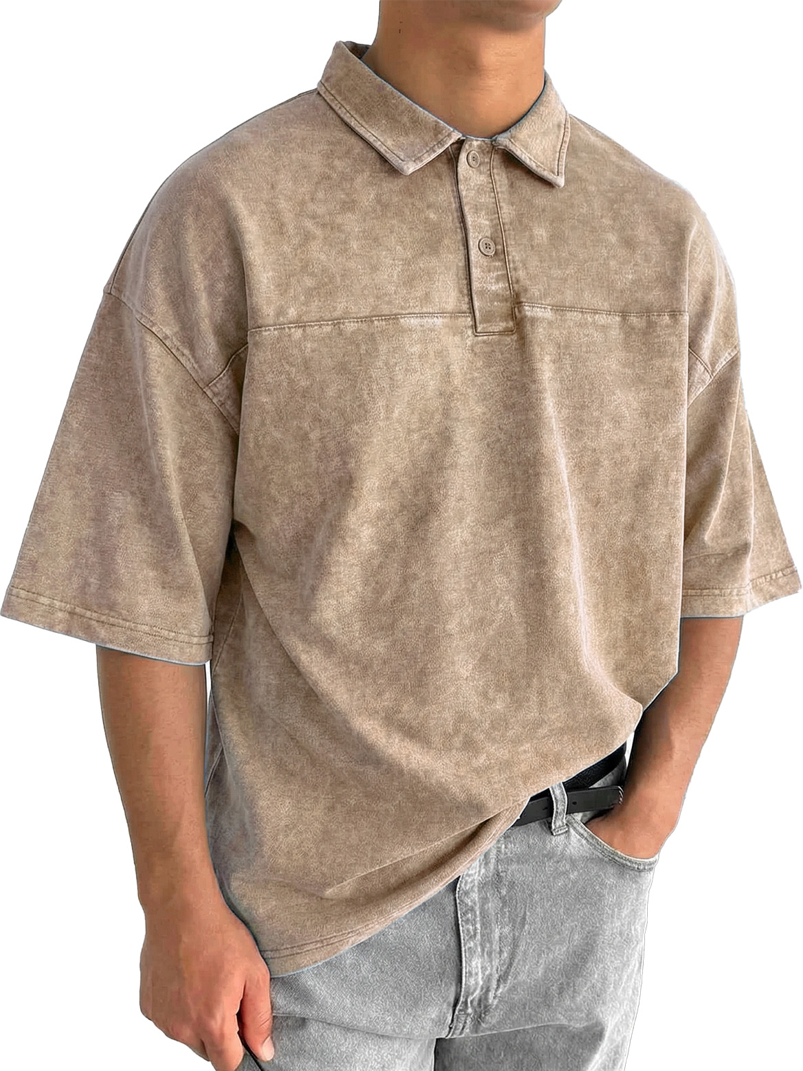 Men's Retro Fashion Collared Short-Sleeve Polo Shirt