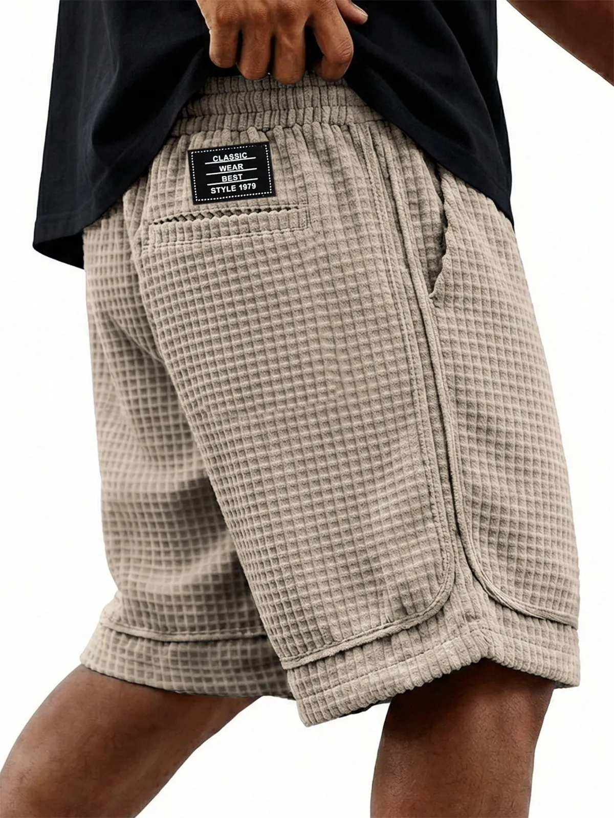 The Waffle Essential Shorts | Textured Relaxed Fit Leisurewear