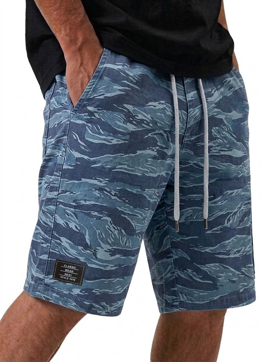 Vintage Camouflage Utility Shorts