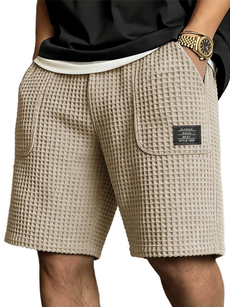Men's Fashion Retro Loose Pocket Shorts