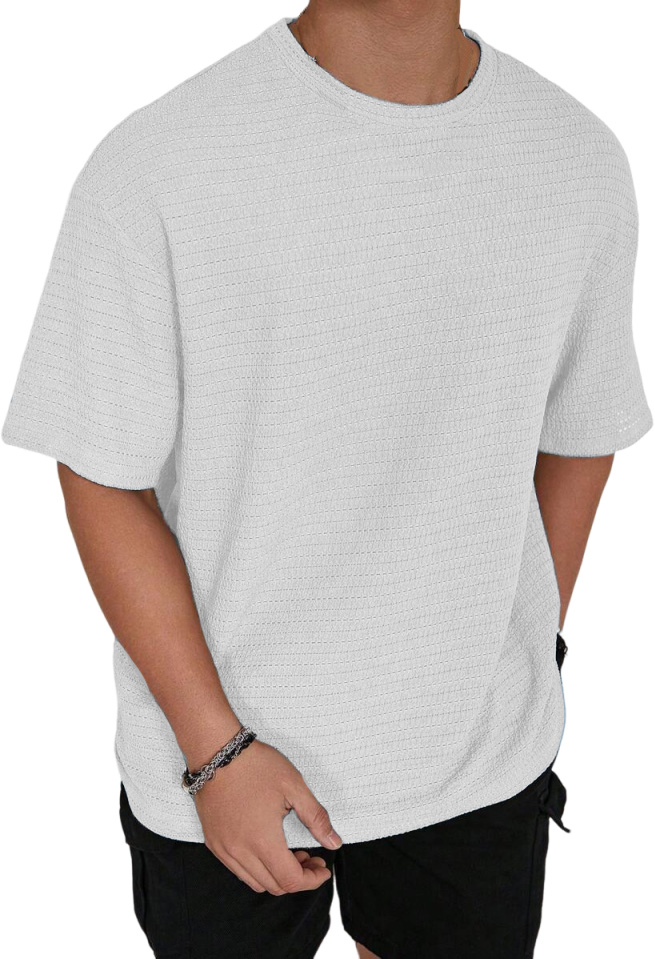 Men's Retro Fashion Casual Short-sleeved Round Neck T-shirt